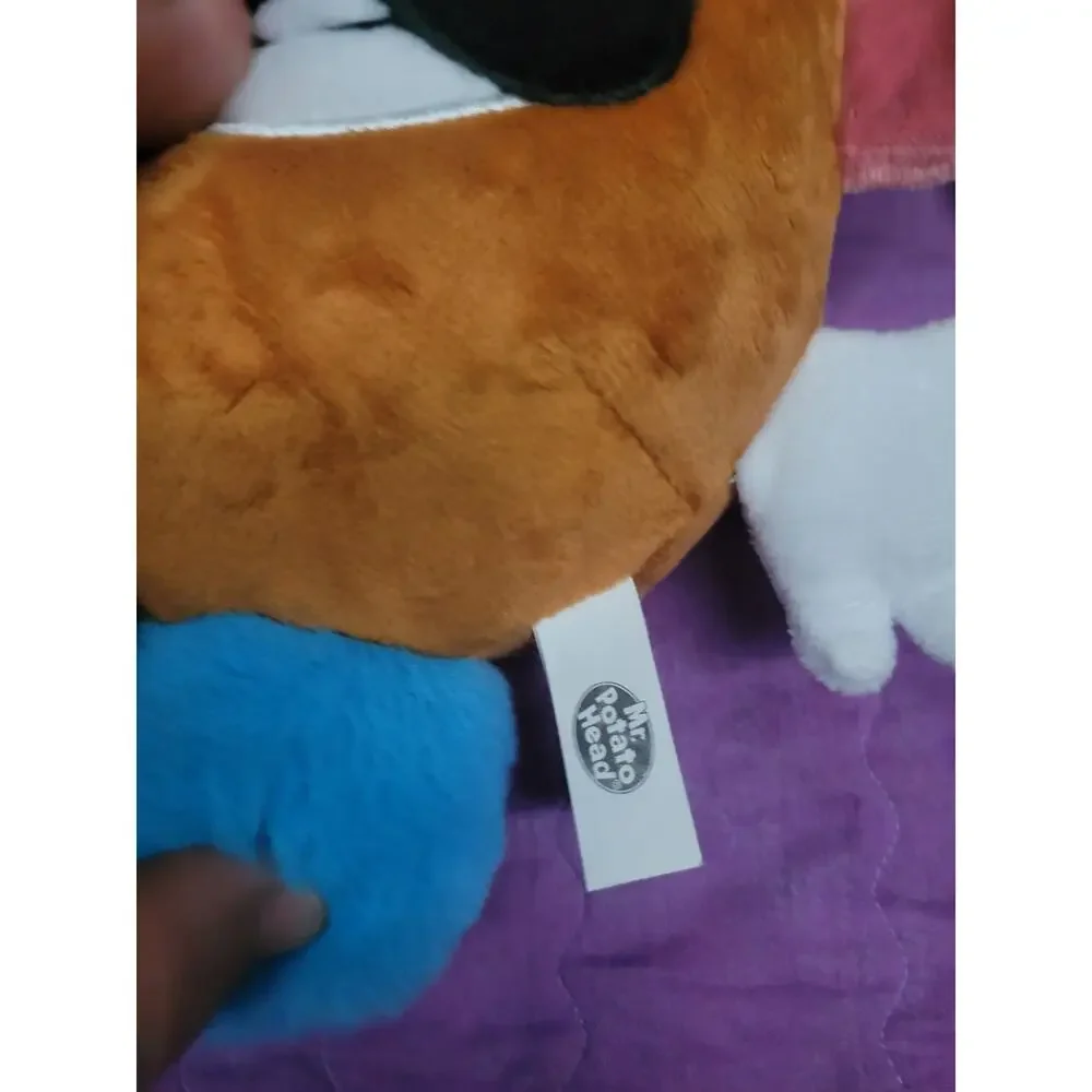 Hasbro Mr. Potato Head Plush Stuffed Toy Squeaky Crinkle Dog Toy